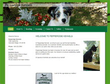 Tablet Screenshot of pepperidge-kennels.com